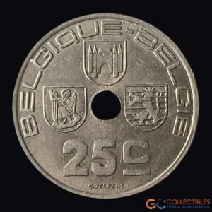 Lote 0331 - Europa/Bélgica - 25 Céntimos 1939