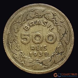 Lote 0339 - América del Sur/Brasil - 500 Réis 1939 (Machado de Assis)
