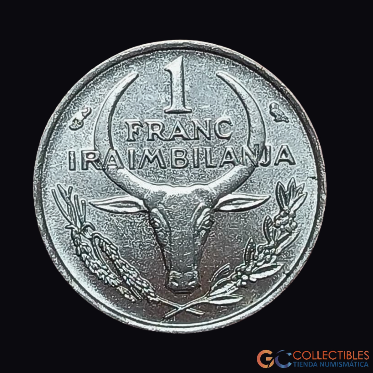 Lote 0351 - Madagascar – 1 Franco 1965
