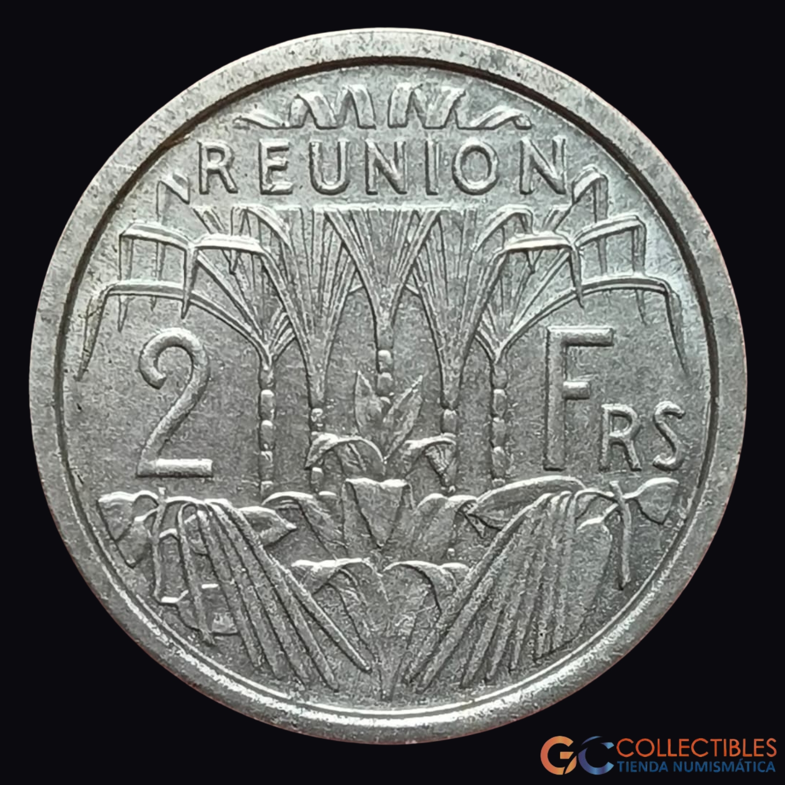 Lote 0358 - Reunión – 2 Francos 1948
