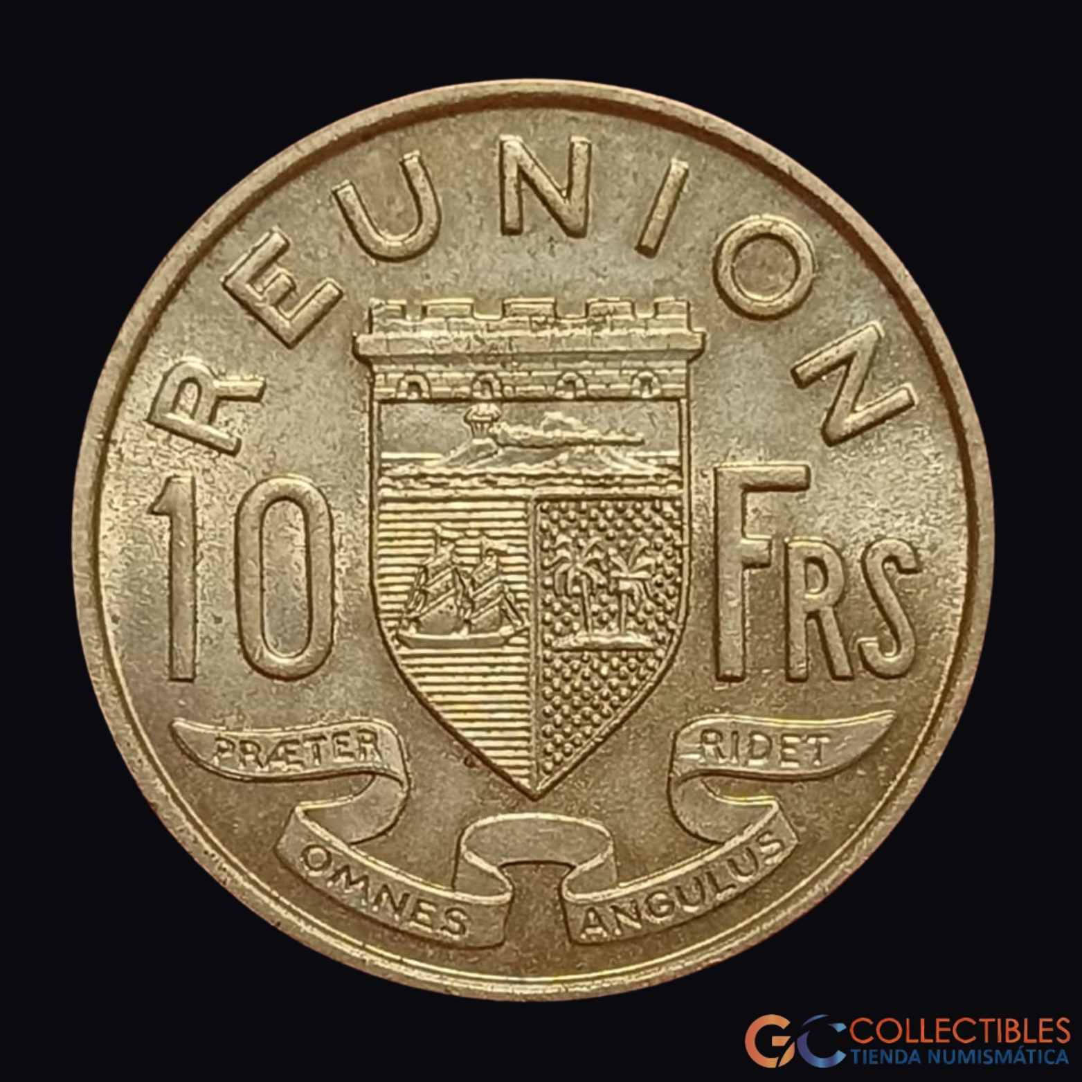Lote 0359 - Reunión – 10 Francos 1964