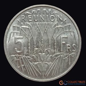 Lote 0360 - Reunión – 5 Francos 1955