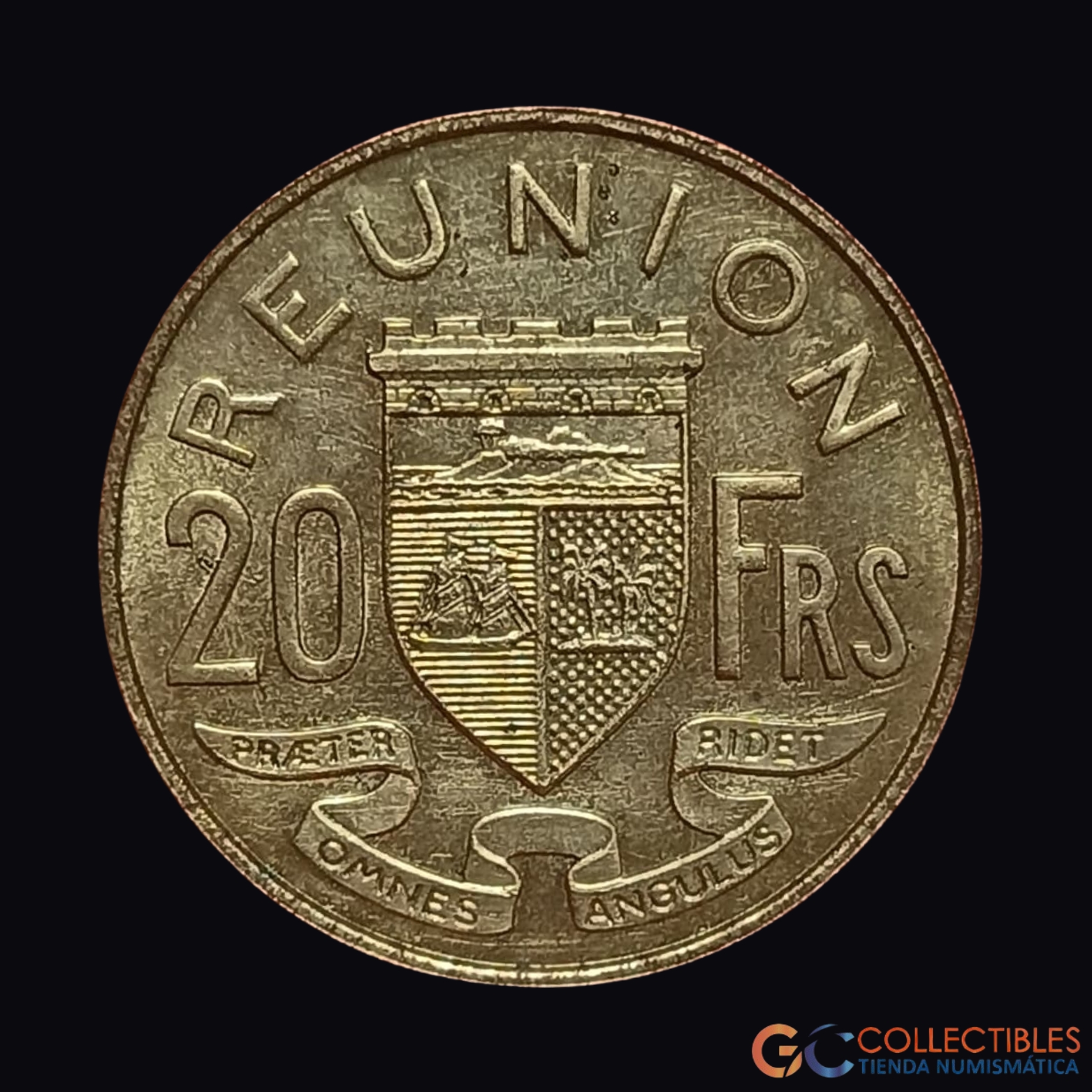 Lote 0361 - Reunión – 20 Francos 1955