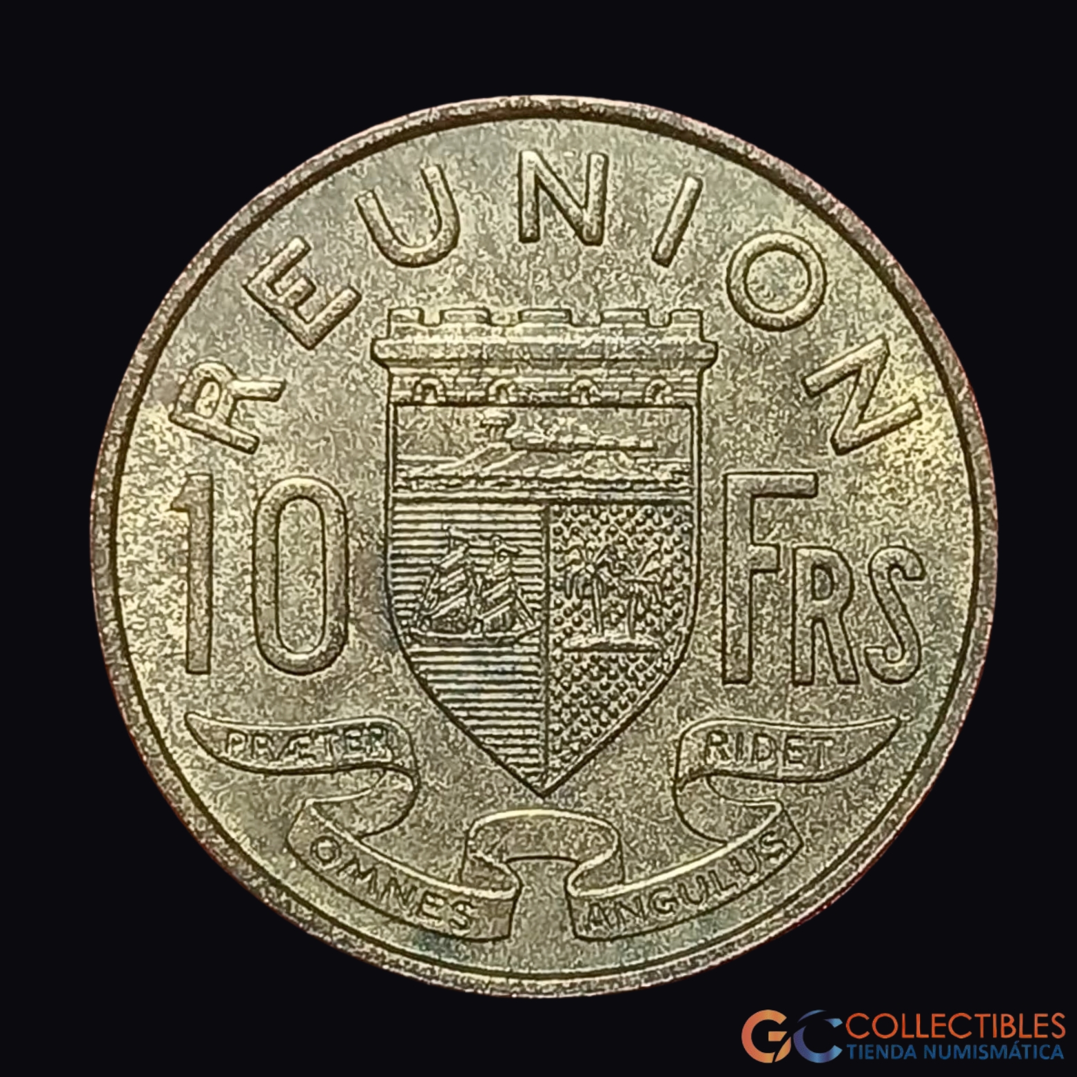 Lote 0362 - Reunión – 10 Francos 1955