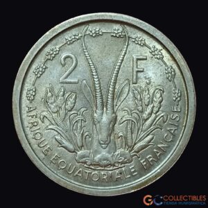 Lote 0369 -África Ecuatorial Francesa – 2 Francos 1948