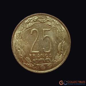Lote 0370 - Estados del África Ecuatorial – 25 Francos 1962