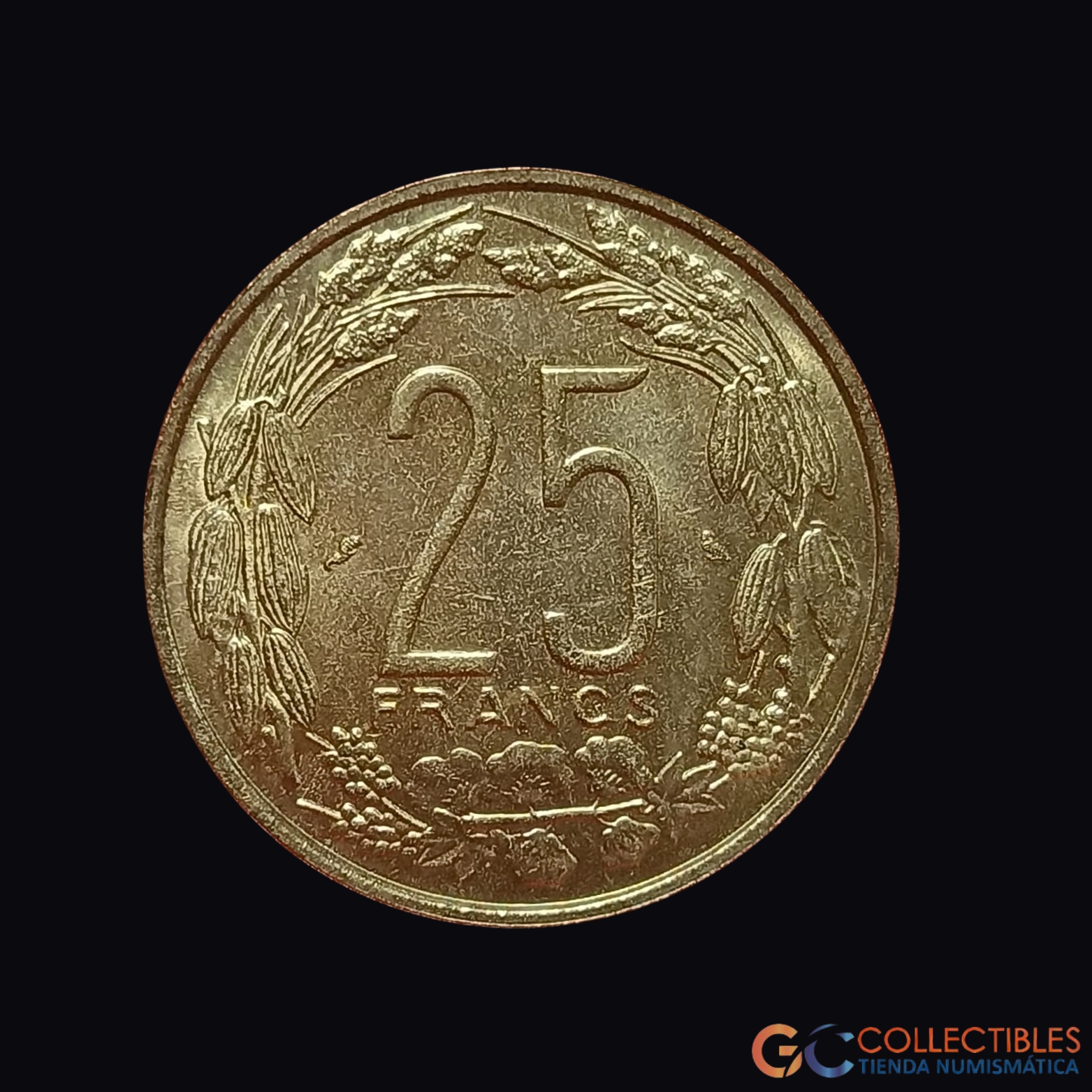 Lote 0370 - Estados del África Ecuatorial – 25 Francos 1962