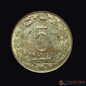 Lote 0371 - Estados del África Ecuatorial – 5 Francos 1961