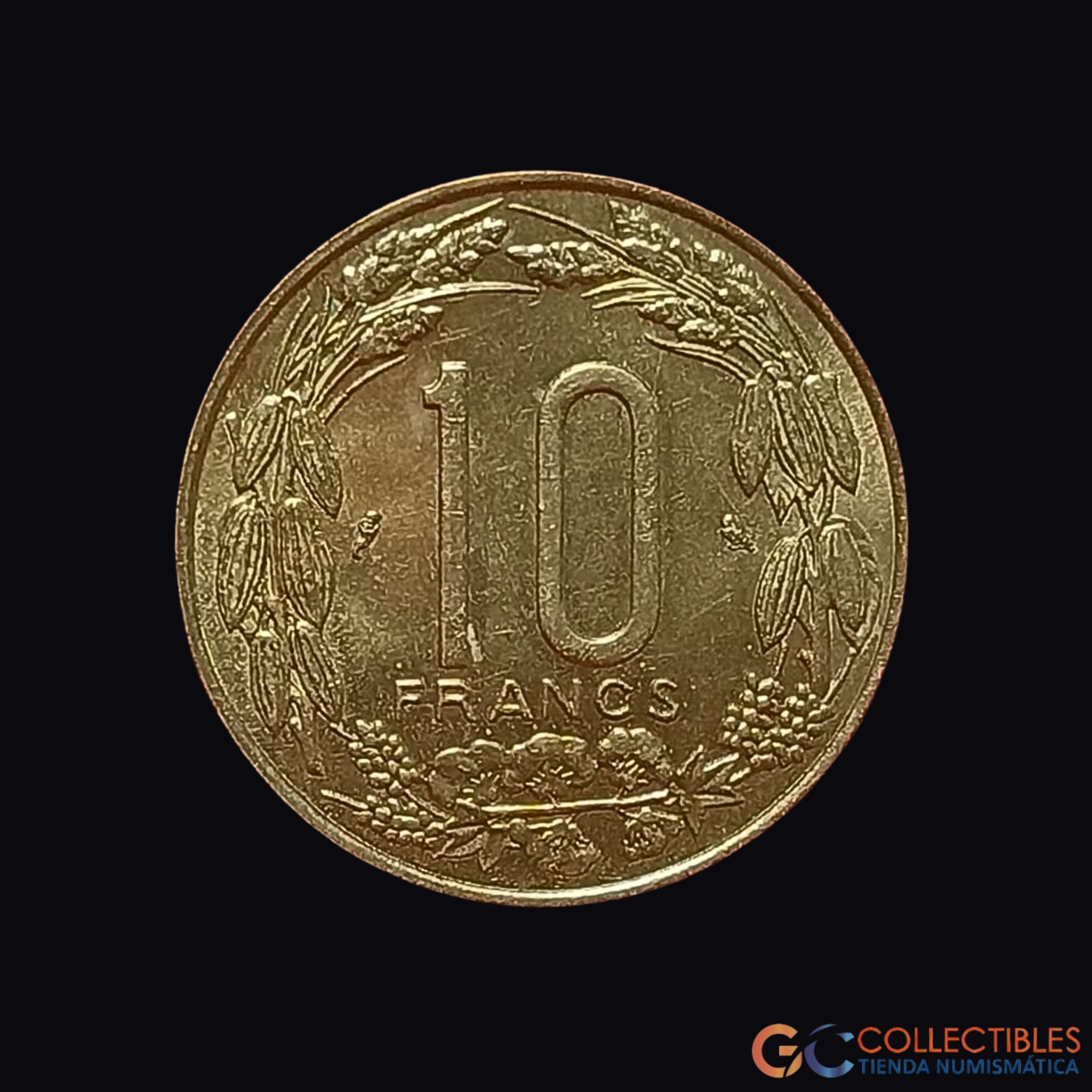 Lote 0372 - Estados del África Ecuatorial – 10 Francos 1961