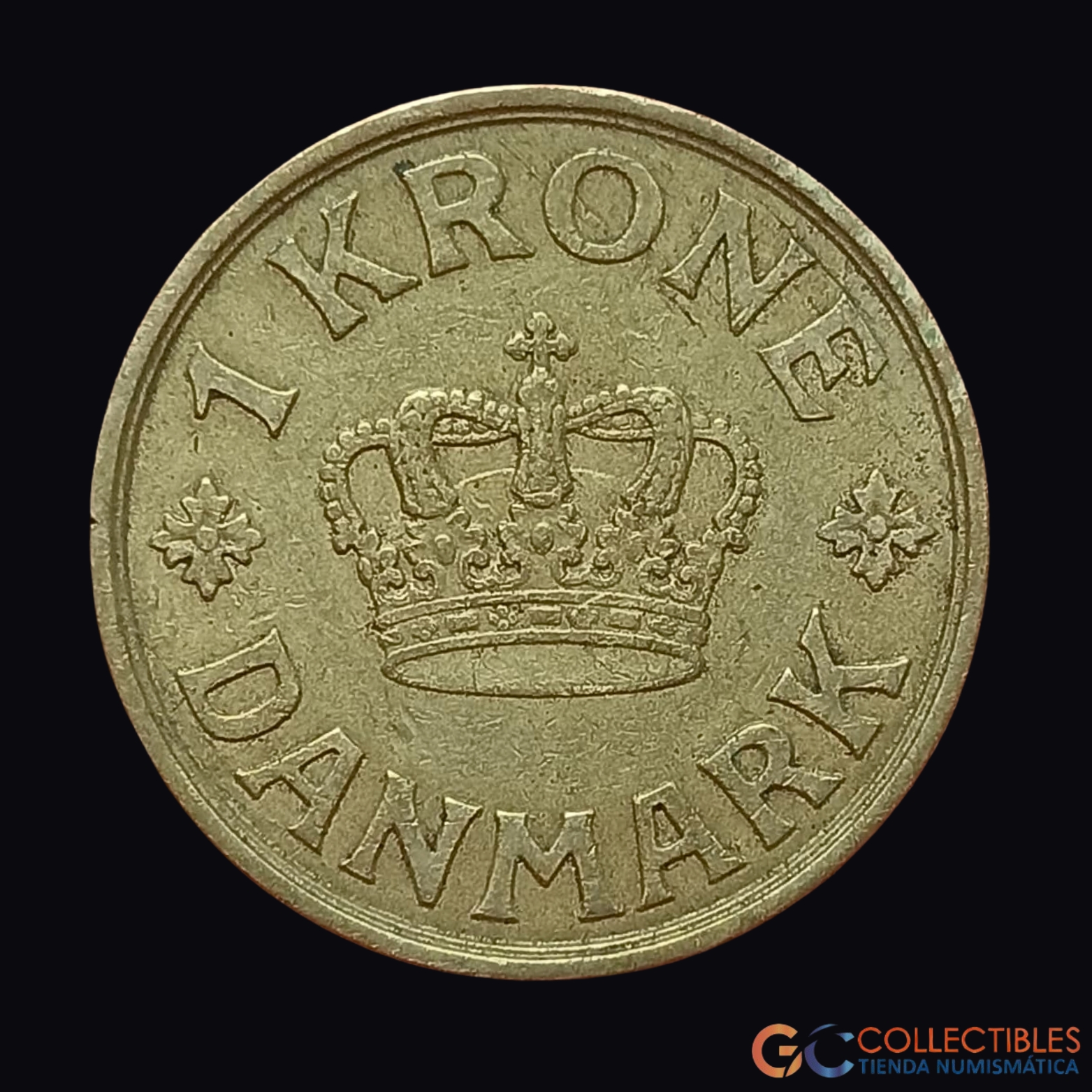 Lote 0380 - Dinamarca – 1 Corona 1939