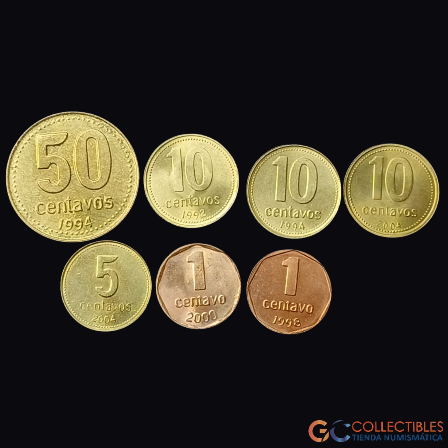 Lote 0440 - Argentina – Lote x 7 monedas