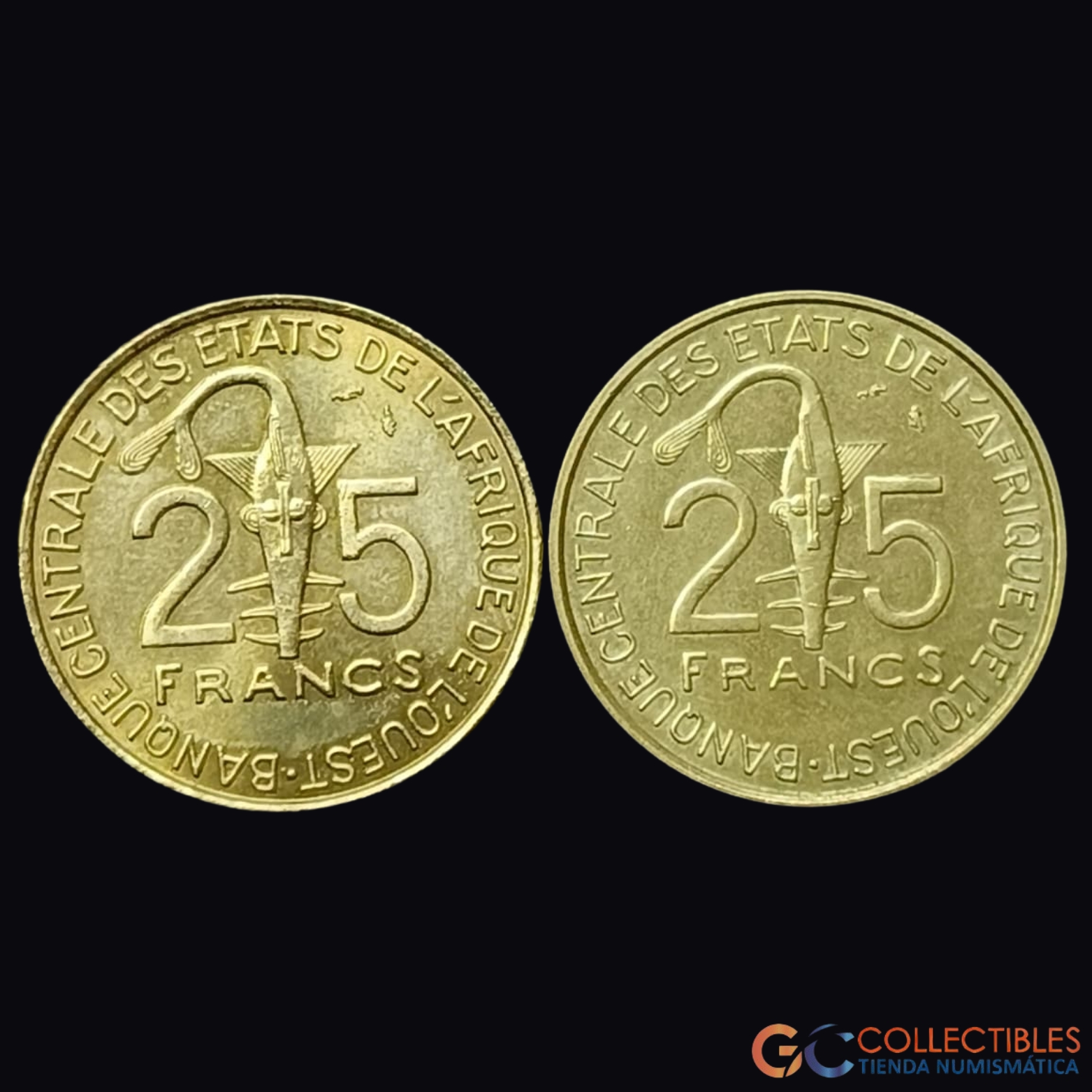 Lote 0450 - África Occidental (BCEAO) – Lote x 2 monedas