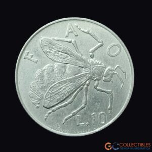 Lote 0451 - Europa – San Marino 10 Liras 1974 – Serie FAO “Abeja”