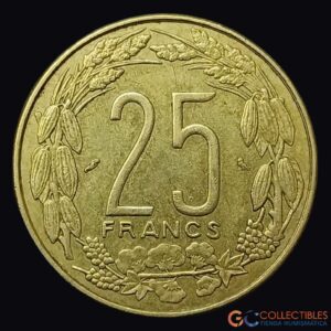 Lote 0457 - África – Estados del África Ecuatorial - Camerún 25 Francos 1972