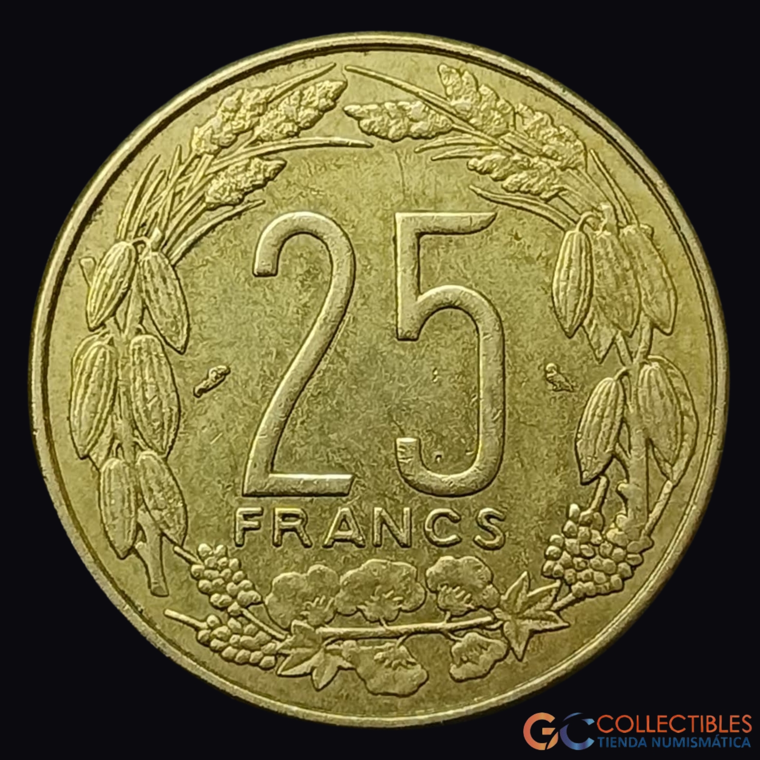 Lote 0457 - África – Estados del África Ecuatorial - Camerún 25 Francos 1972