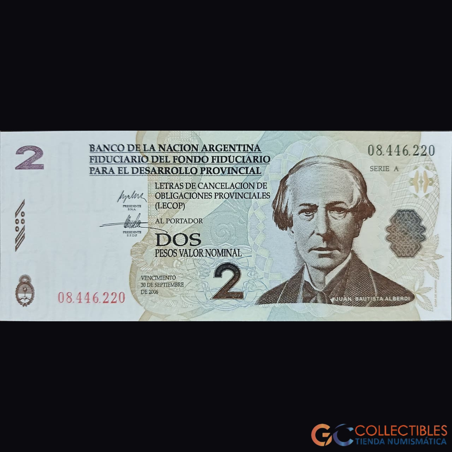 Lote 1086 - América/Argentina - 2 LECOP ca. 2002