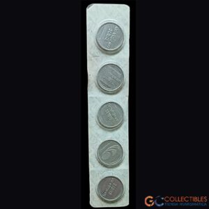 Lote 2074 - Lote x 5 fichas del Subte de Buenos Aires – ca. 1990–2000