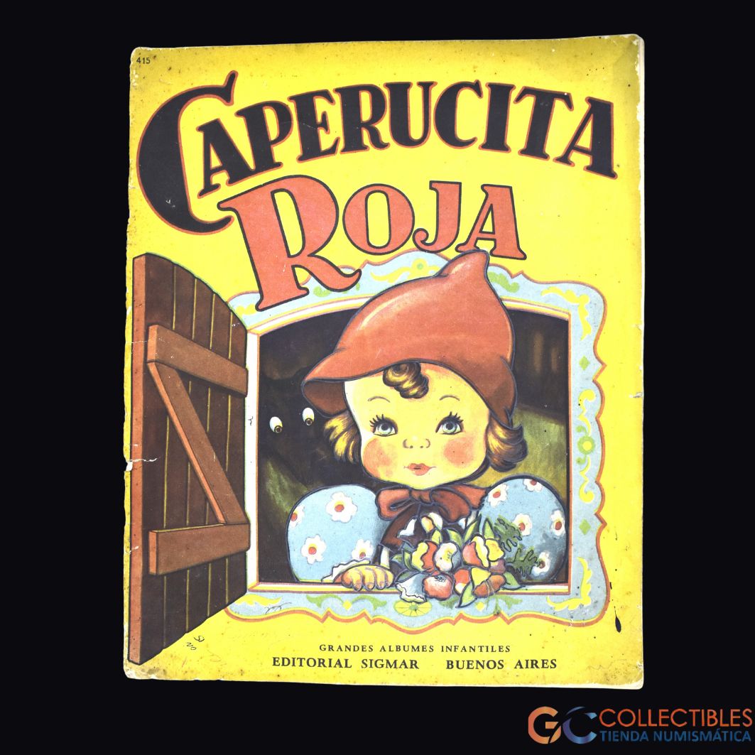 Lote 3040-Libro infantil “Caperucita Roja”, perteneciente a la colección Grandes Álbumes Infantiles de Editorial Sigmar