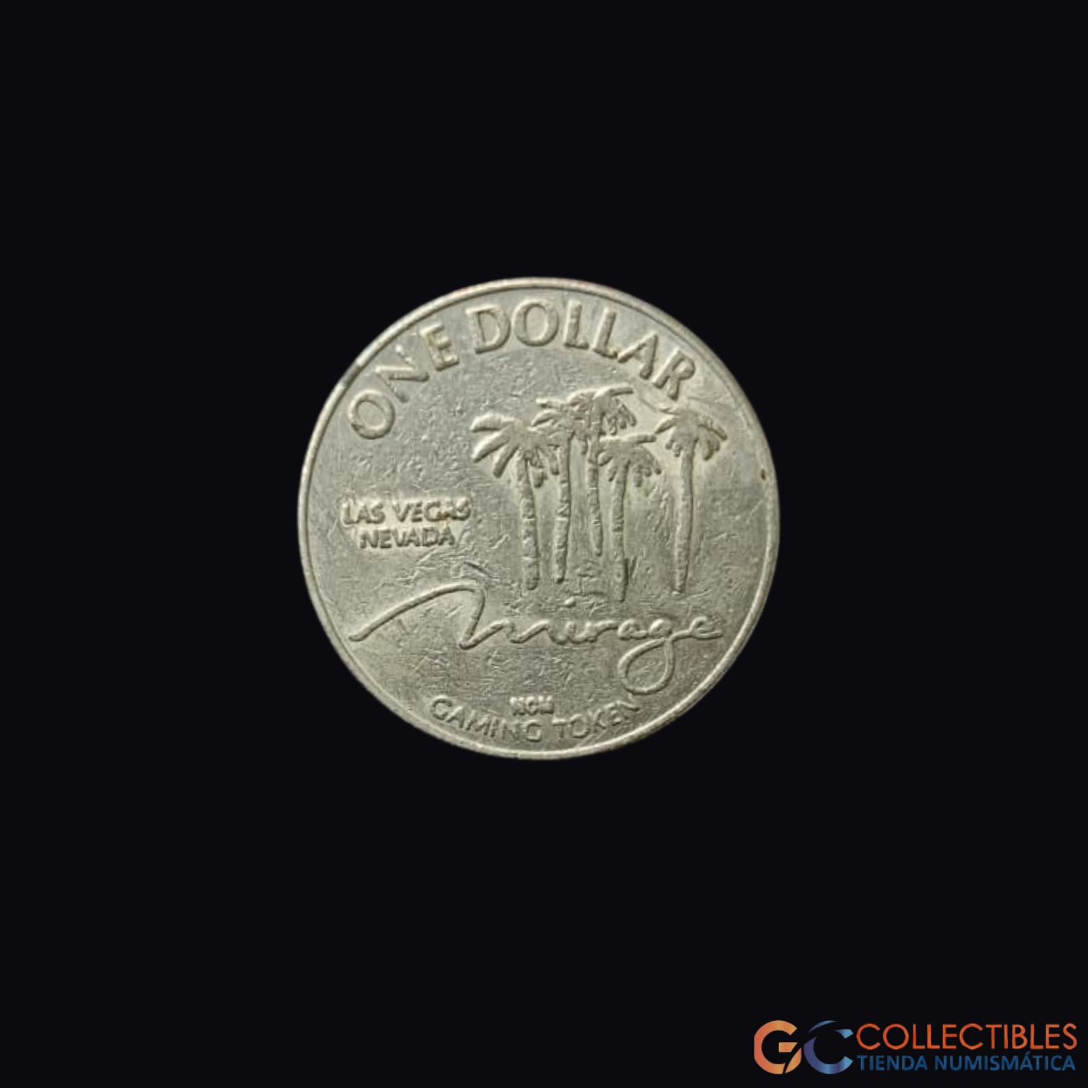 Lote 2106 - The Mirage – 1 Dollar Gaming Token – ca. 1990