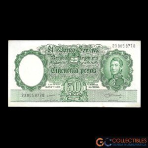 Lote 1011 - Argentina 50 Pesos 1959 Col-475b