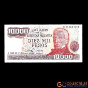 Lote 1023 - Argentina 10000 Pesos - Lopez / Gonzalez del Solar - Reposicion Col-664R