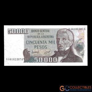 Lote 1024 - Argentina 50000 Pesos 1979/1981 - Reposicion Lopez / Diz Col-665R1