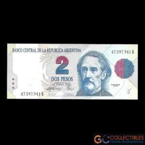 Lote 1026 - Argentina 2 Pesos 1995 Col-737d