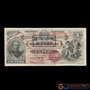 Lote 1036 - Argentina Corrientes 1 Peso 1897 Col-101b
