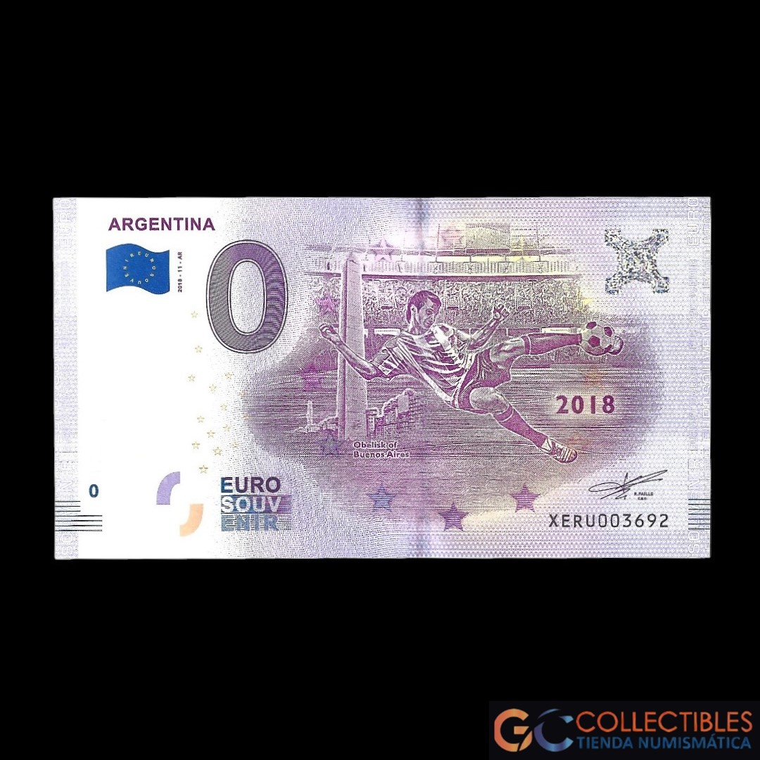 Lote 1040 - Argentina 0 Euro Mundial Futbol