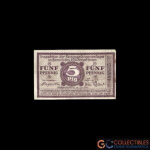 Lote 1044 - Alemania Frankfurt, Campo de Prisioneros, 5 Pfennig 1917 Camb-C2955