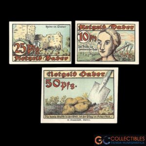 Lote 1045 - Alemania (Daber - Polonia) x 3 - 10, 25 y 50 Pf. 1921