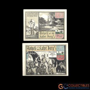 Lote 1050 -  Alemania (Kappeln) x 2 - 1 y 2 Marcos 1921