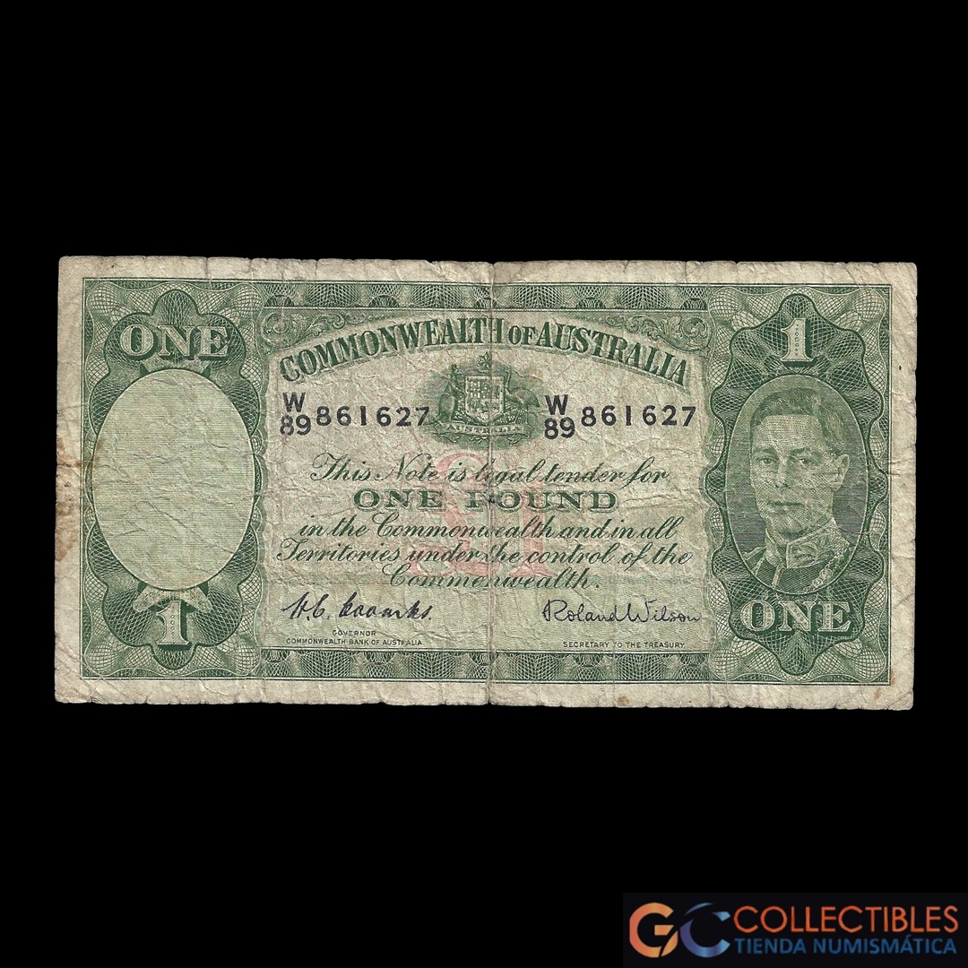 Lote 1062 - Australia 1 Libra 1952