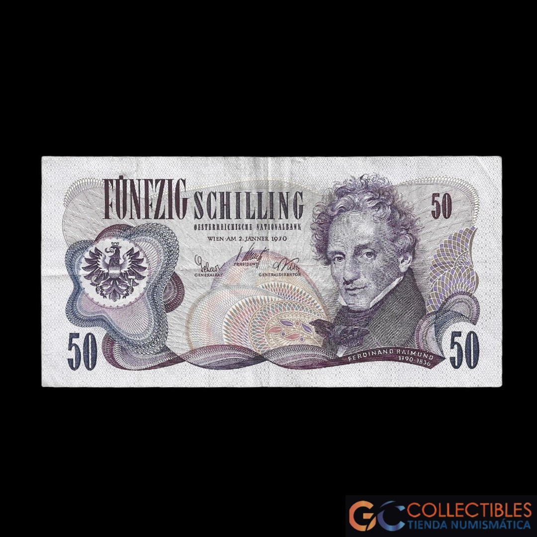 Lote 1064 - Austria 50 Schilling 1970