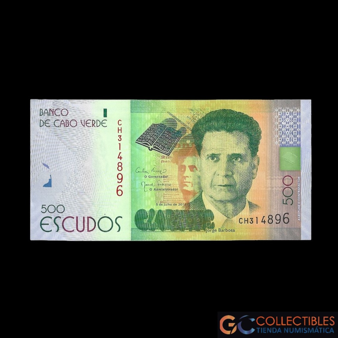 Lote 1074 - Cabo Verde 500 Escudos 2014