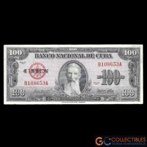 Lote 1090 - Cuba 100 Pesos 1954
