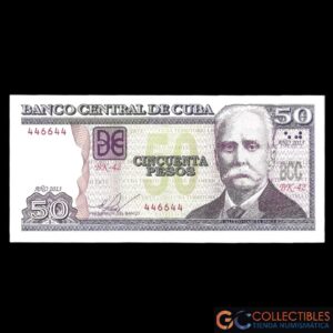 Lote 1092 - Cuba 50 Pesos 2013 Capicua