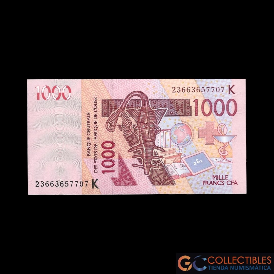 Lote 1098 - Estados de África del Oeste Senegal 1000 Francos 2023