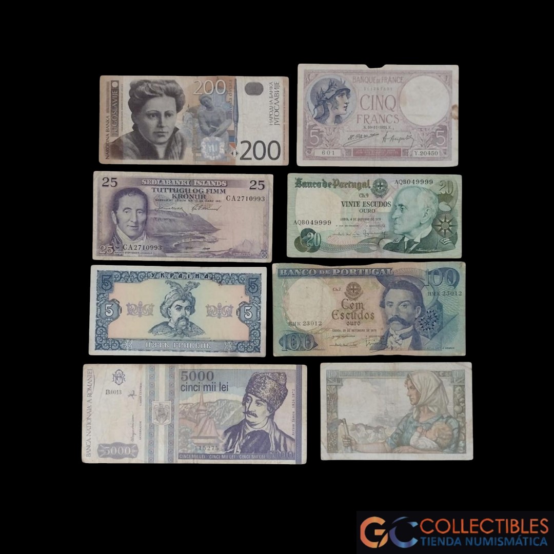 Lote 1106 - Europa Lote x 12 Billetes