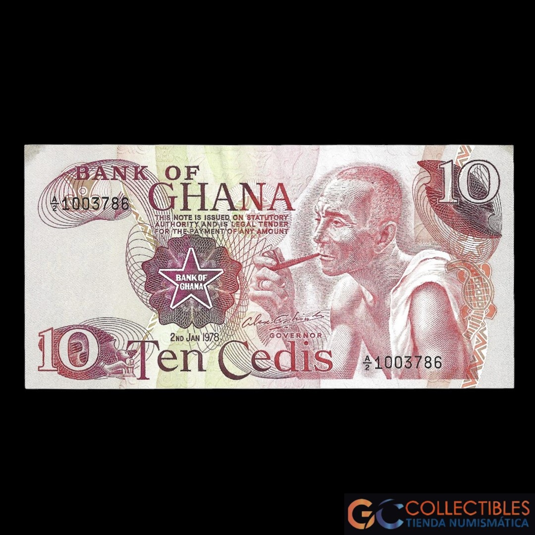 Lote 1111 - Ghana 10 Cedis 1978