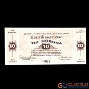Lote 1122 - Hungría 10 Coronas 1914/18