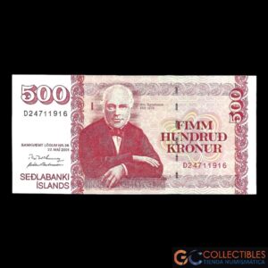 Lote 1125 - Islandia 500 Coronas 2001
