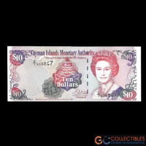 Lote 1127 - Islas Caiman 10 Dolares 1998