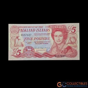 Lote 1129 - Islas Malvinas 5 Libras 2005