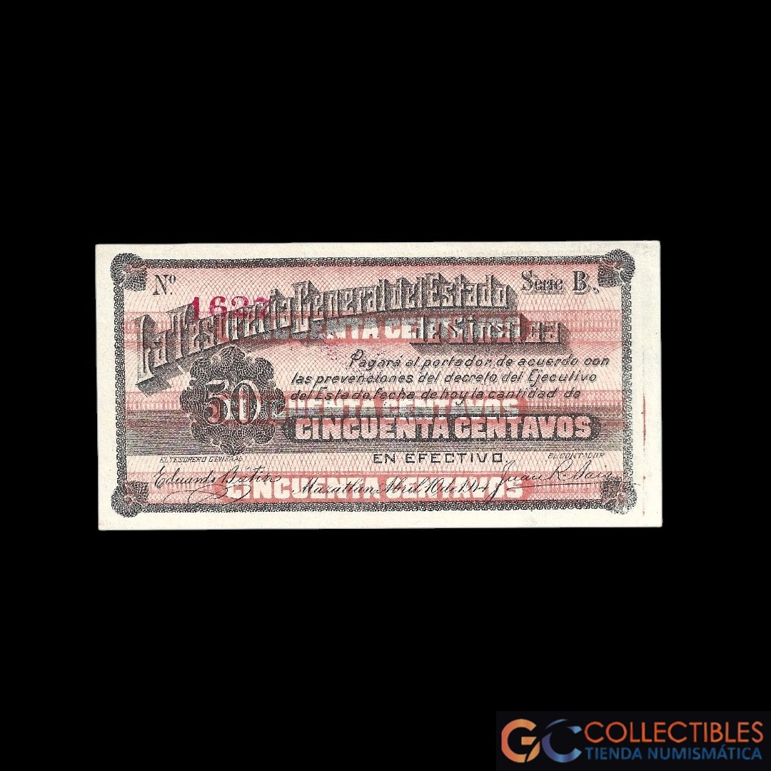 Lote 1135 - México (Sinaloa) 50 Centavos 1914
