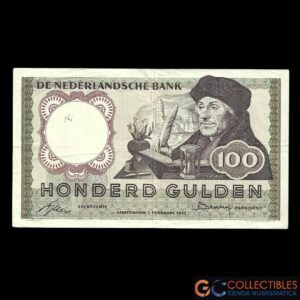Lote 1138 - Países Bajos 100 Gulden 1953