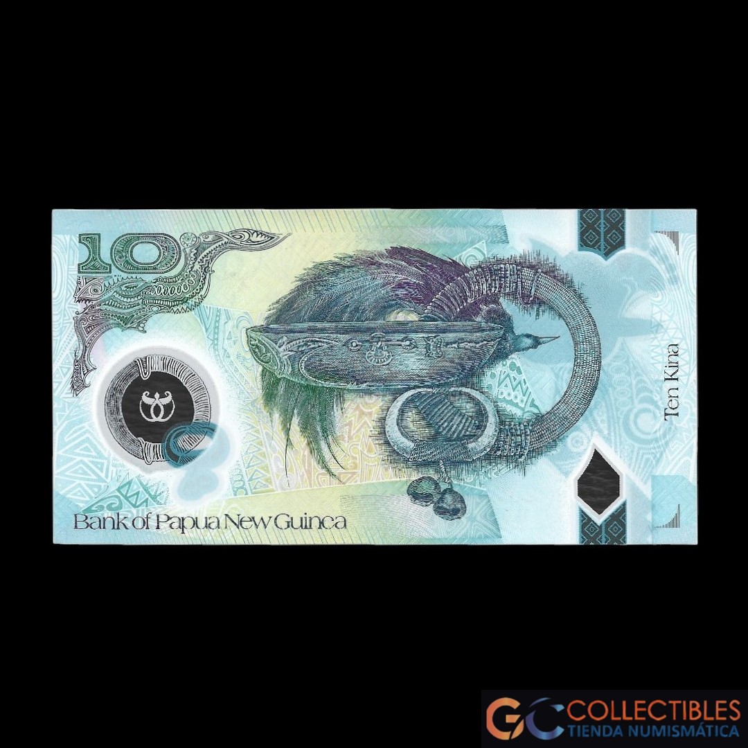 Lote 1139 - Papúa Nueva Guinea 10 Kina 2015