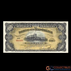 Lote 1141 - Paraguay 100 Pesos 1907