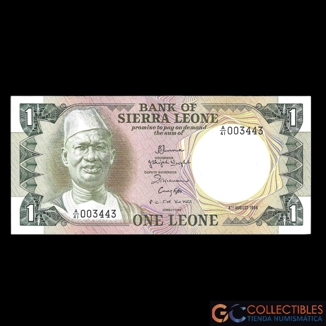 Lote 1154 - Sierra Leona 1 Leone 1984