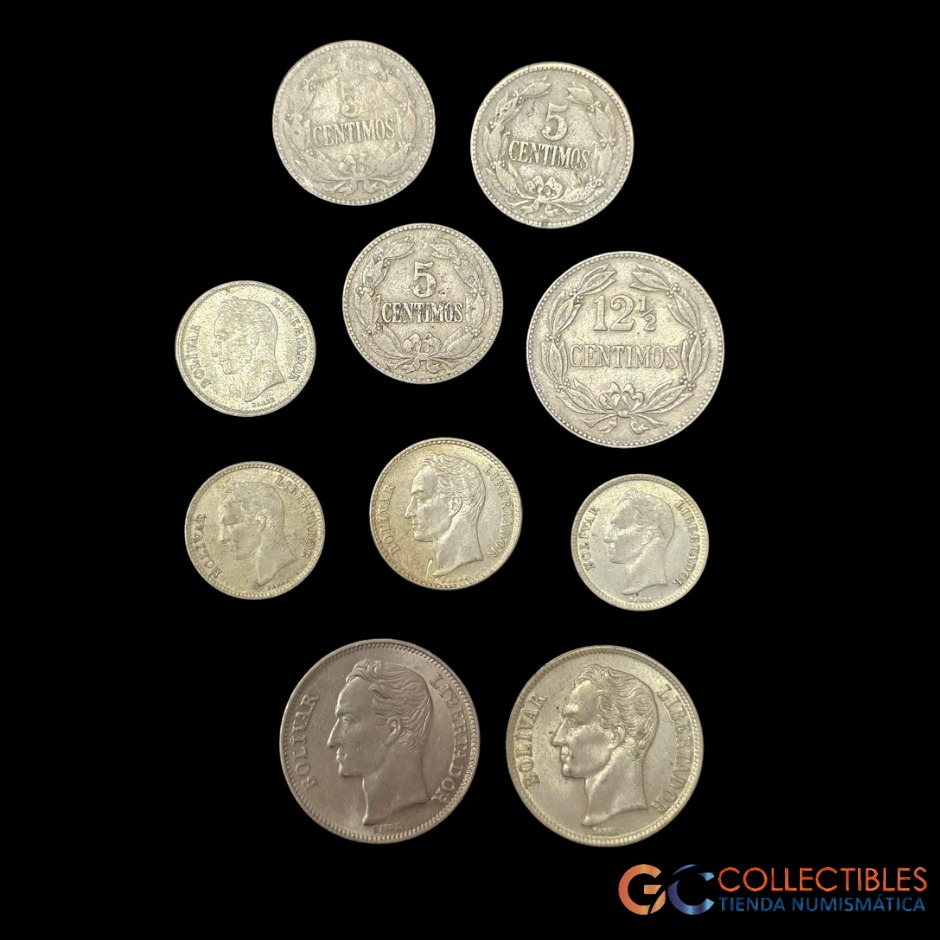 Lote 0260 - Venezuela - Lote x 10 monedas Varias